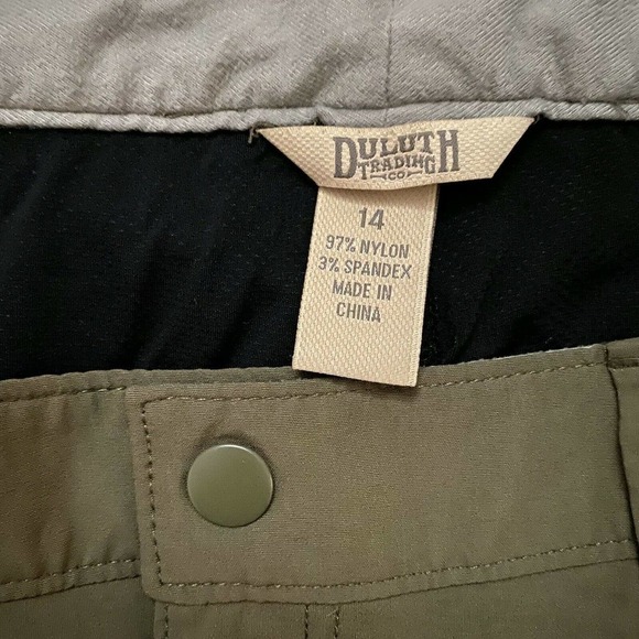 Duluth Trading Co Tan Cargo Skirt - Picture 3 of 7